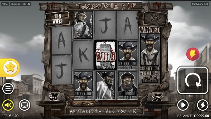 Tombstone R.I.P. intro