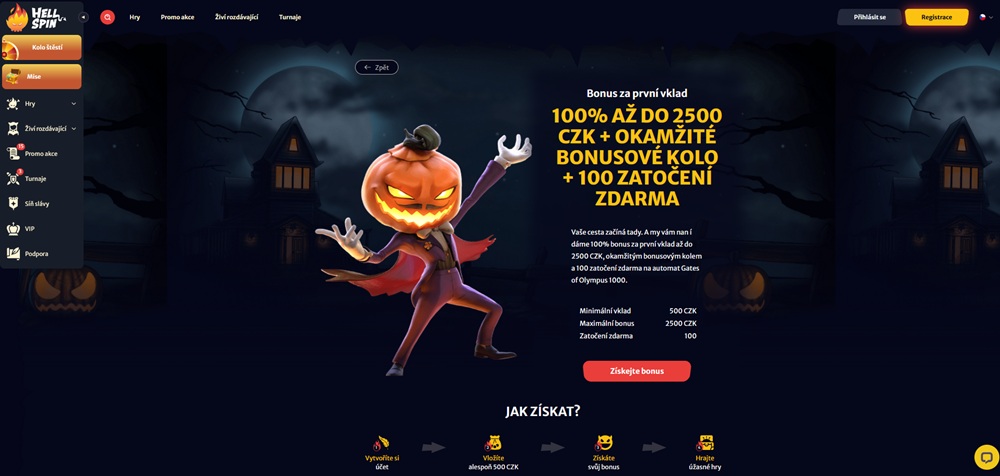 Hell Spin free spins