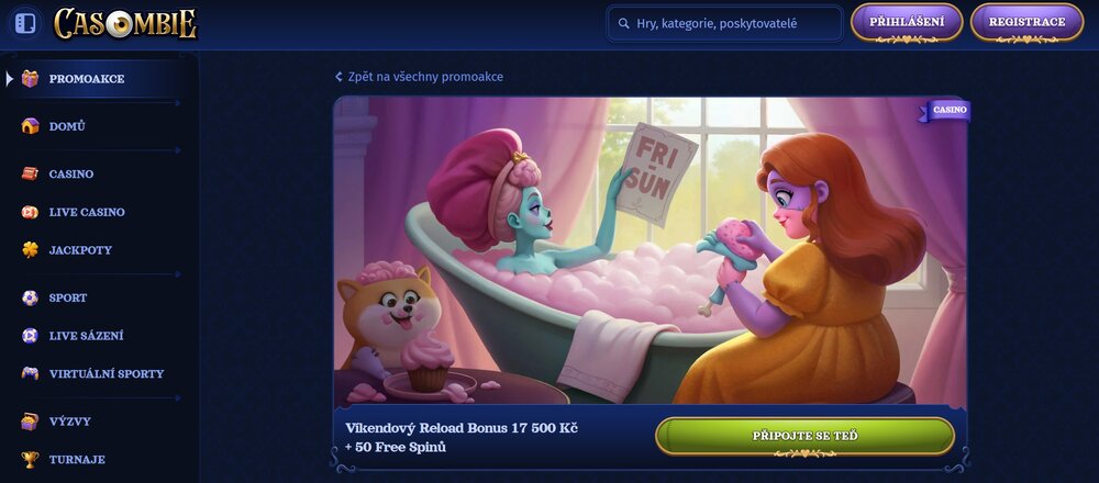 Casombie free spins