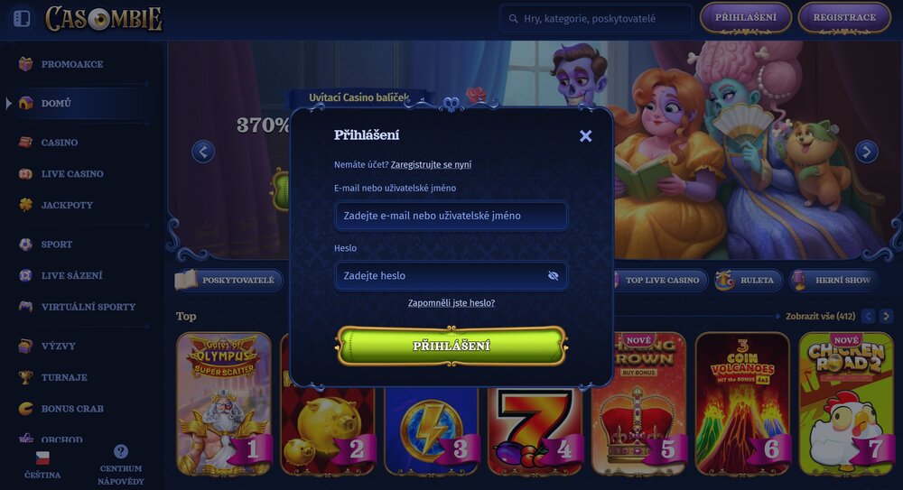 Casombie login