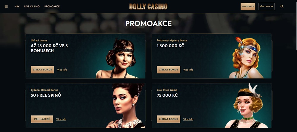 Dolly Casino bonuses