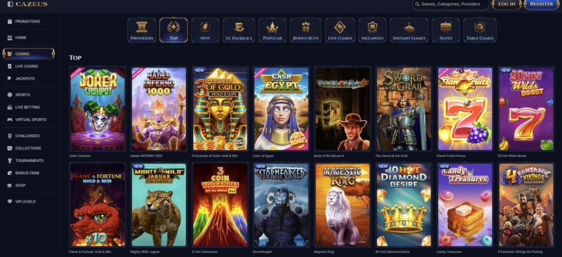 Cazeus Slots