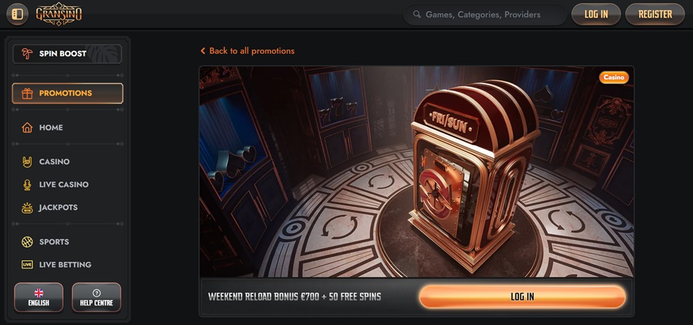Gransino free spins