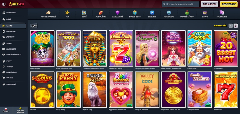 Slot machine selection