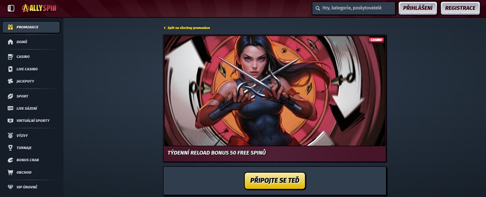 Weekly reload bonus