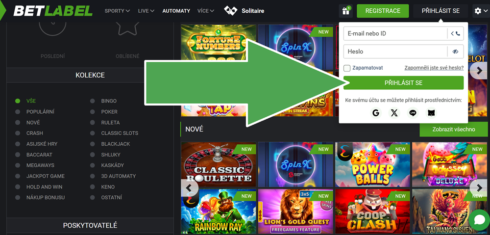 BetLabel login