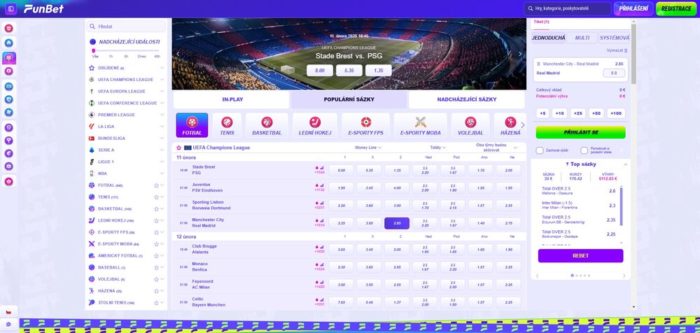 FunBet bookmaker betting offer