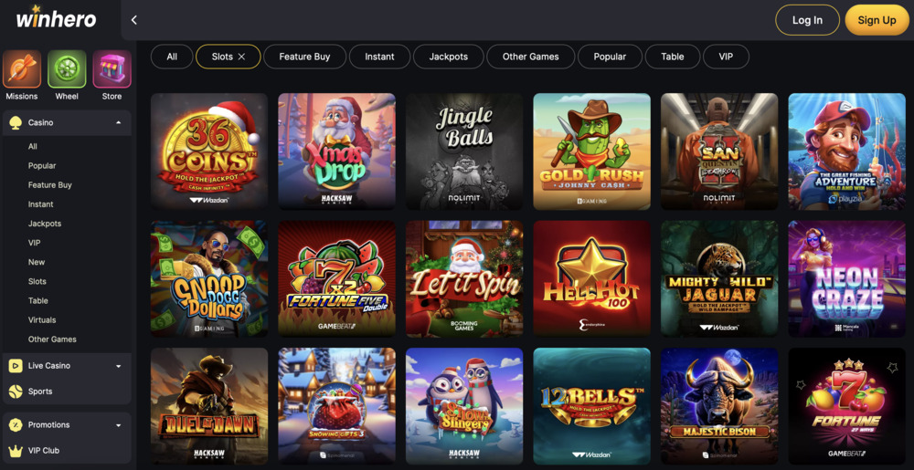 Winhero casino