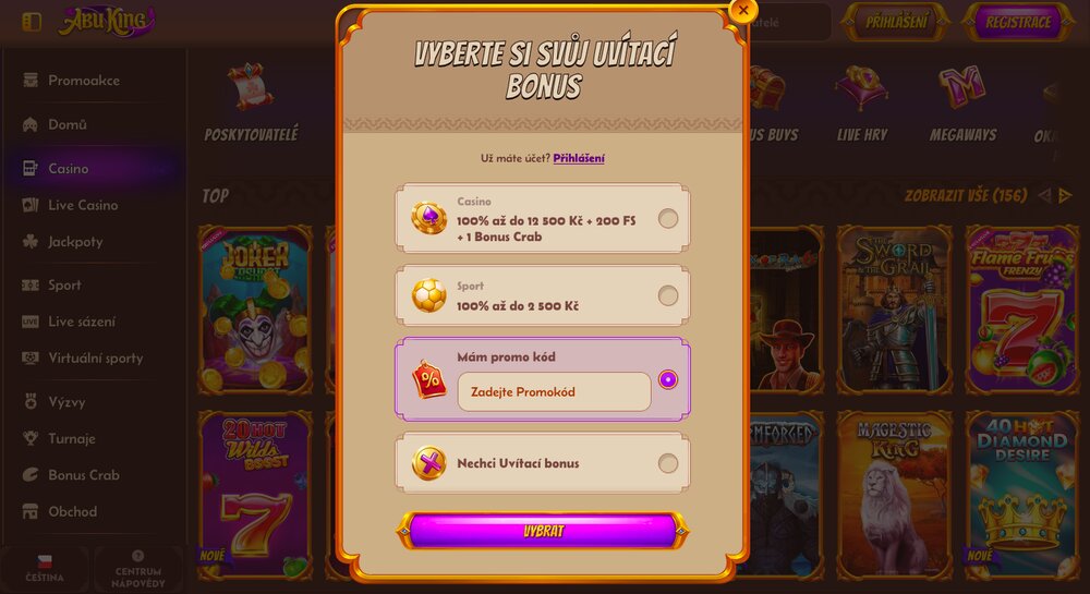 Abu King promo code