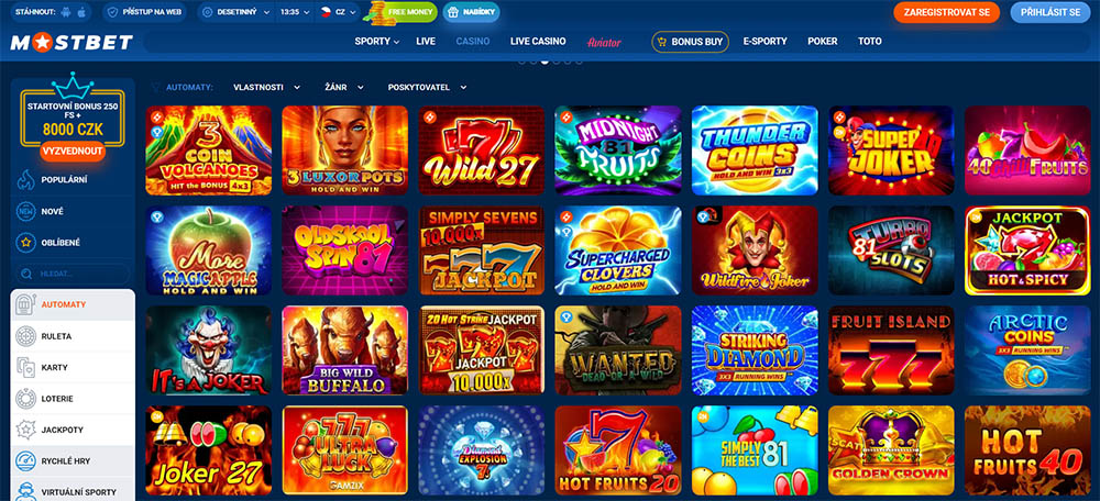 MostBet casino – best games