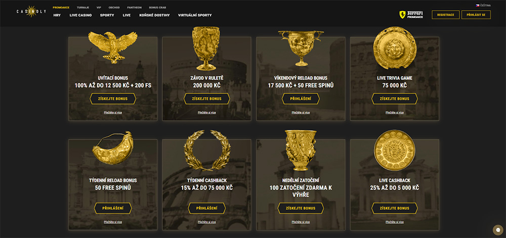 Can you get a no deposit bonus at Casinoly casino?