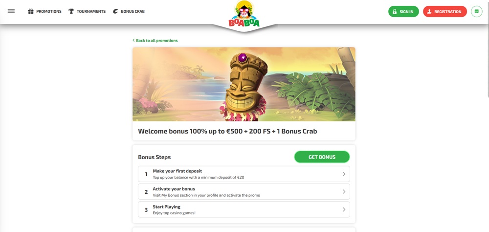 BoaBoa promo code