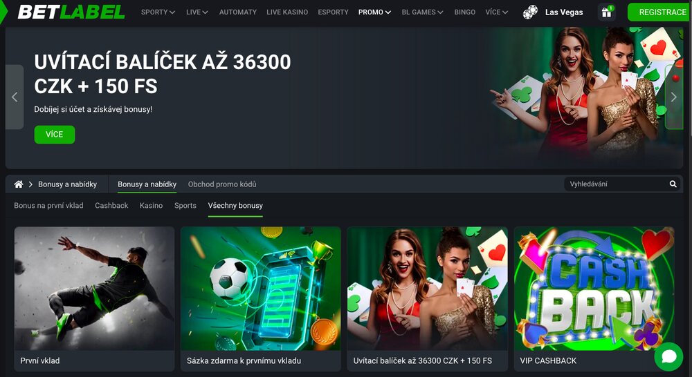 BetLabel bonus offers