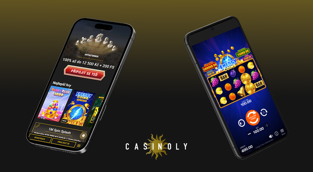 Preview of the responsive interface in Casinoly online casino