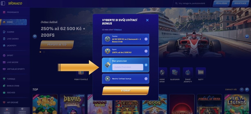 Wonaco – promo code