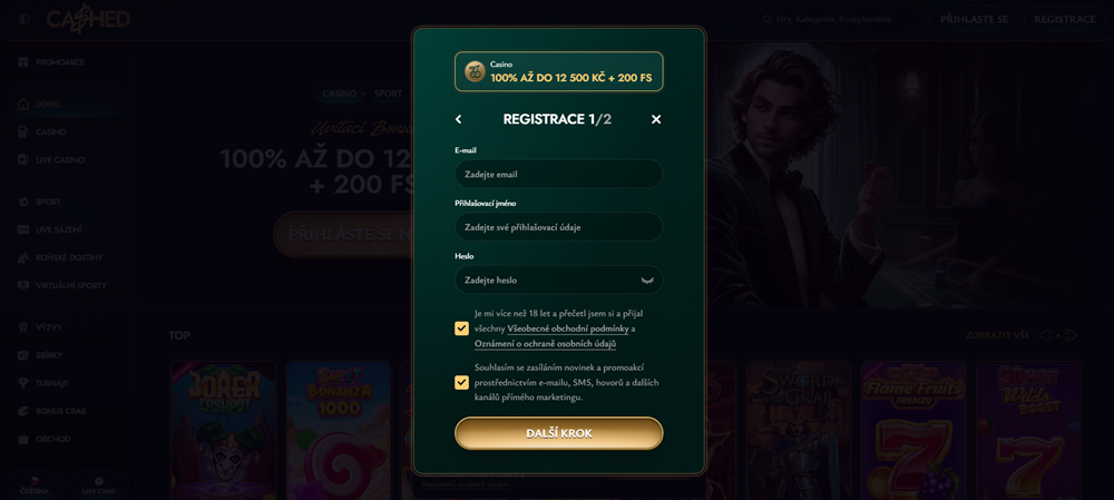 Cashed registration