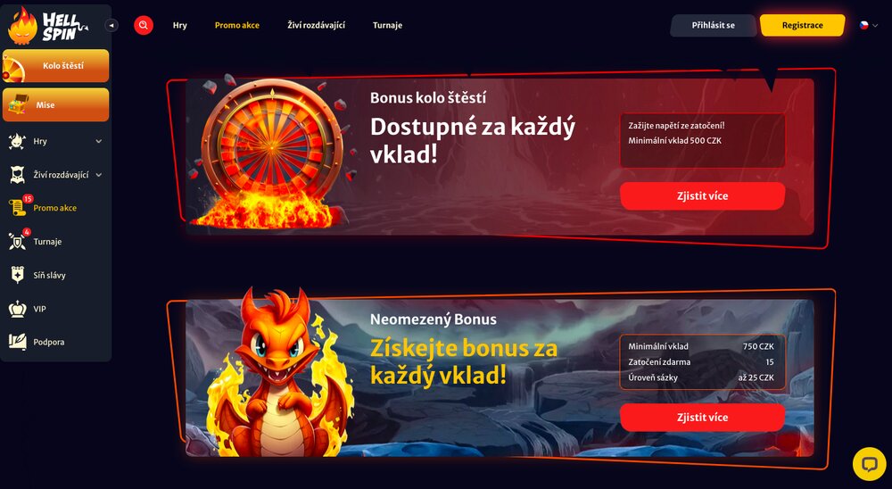 Hell Spin casino bonuses