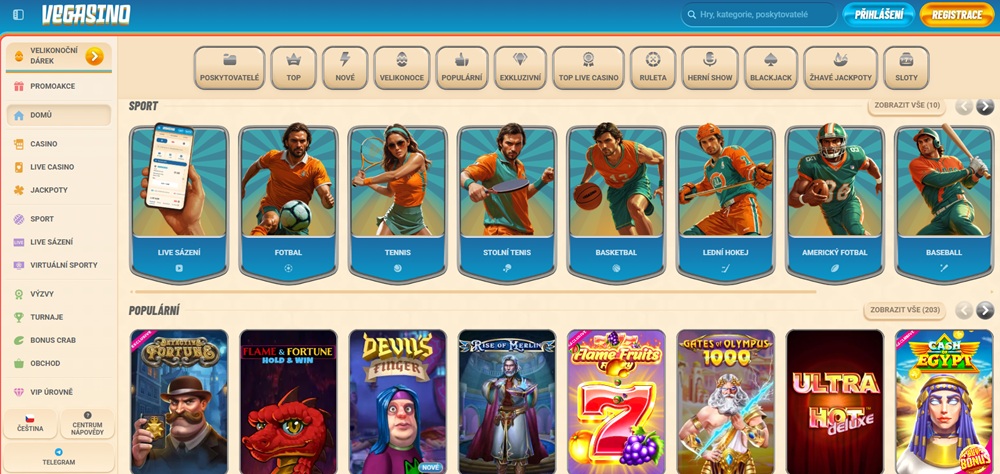 Vegasino website