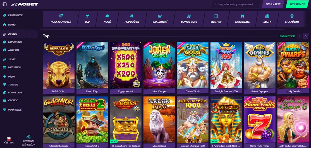 NaoBet overview of slots
