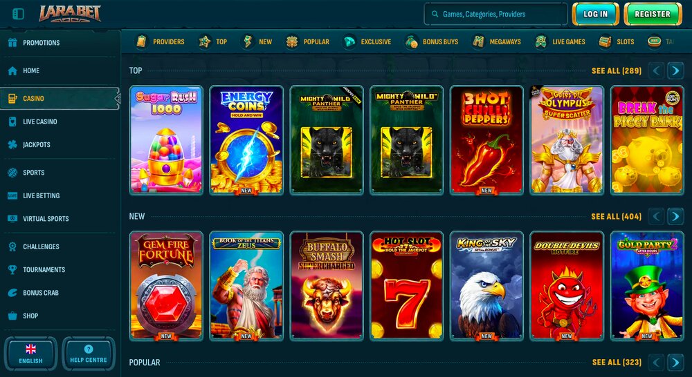 Larabet slots