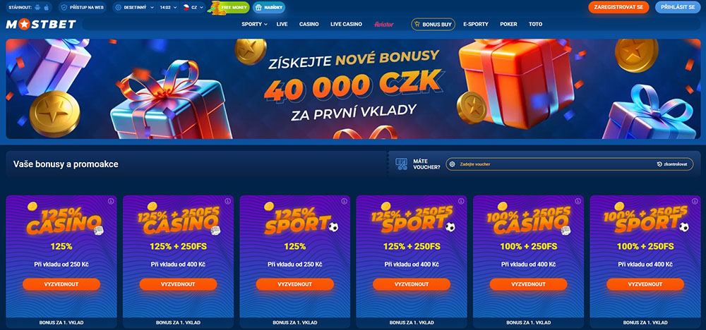 MostBet welcome bonus package totaling €1,600
