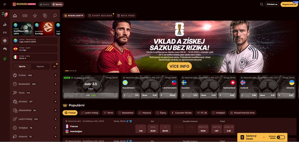 Roman Casino sportsbook review