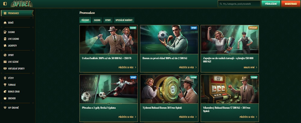 Spybet bonuses