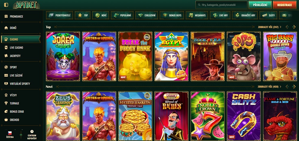 Spybet slots
