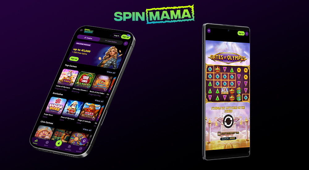 Spinmama website is very well optimized and will adjust to every screen size