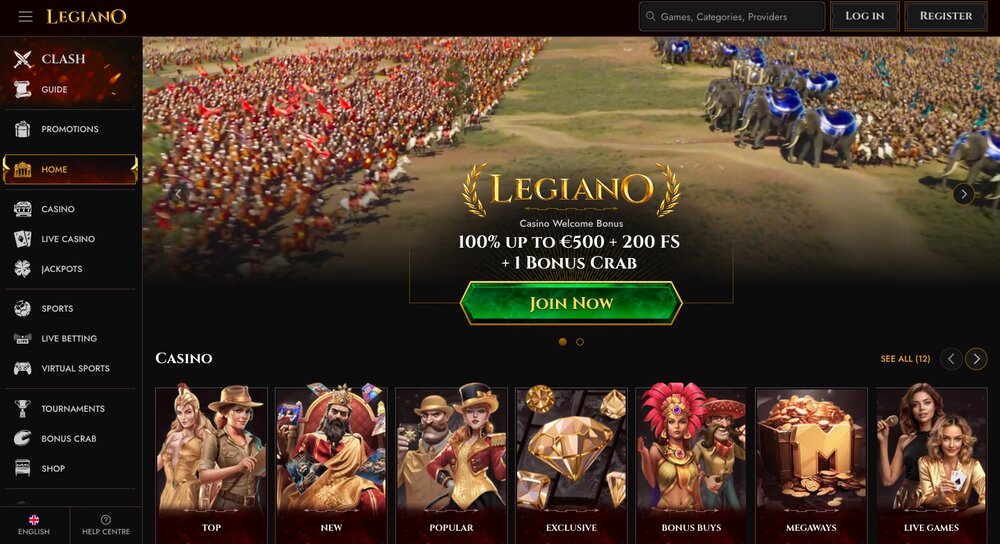 Legiano website