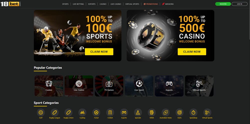 18bet casino