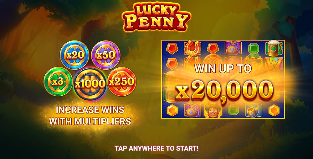 You can play the LuckyPenny slot by 3 Oaks Gaming at SGcasino