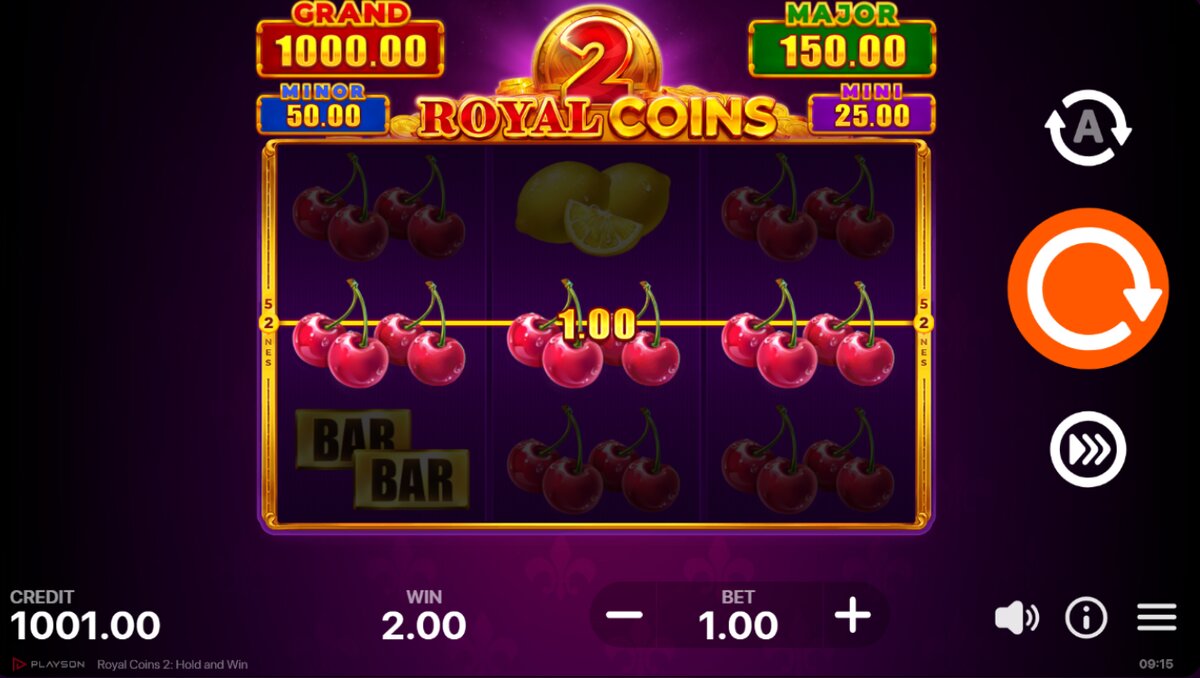 45451 rsz royal coins 2 hold & win 3