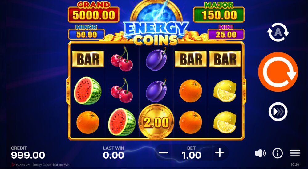 energy coins: hold and win preview