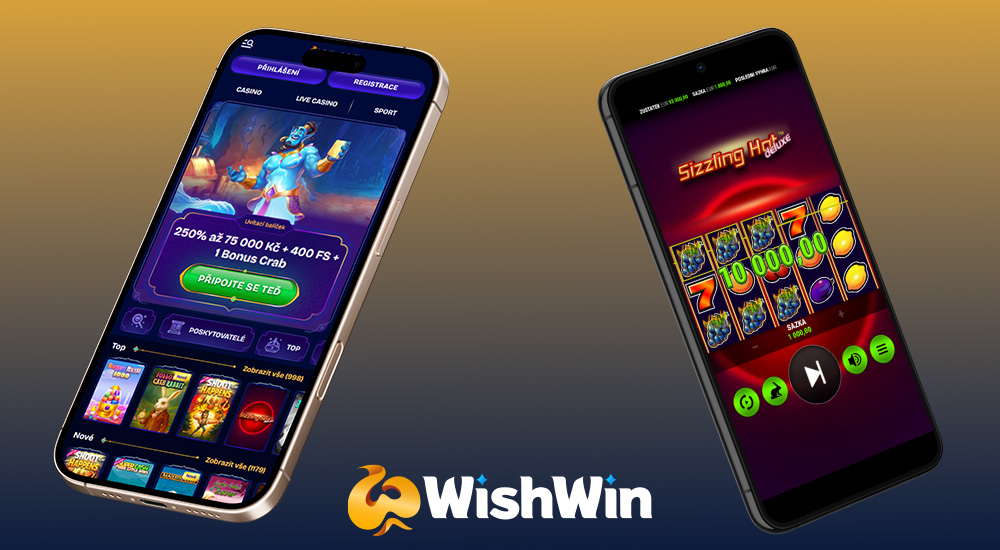 Preview of WishWin online casino’s responsive interface