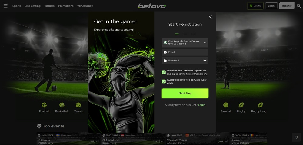 Betovo registration