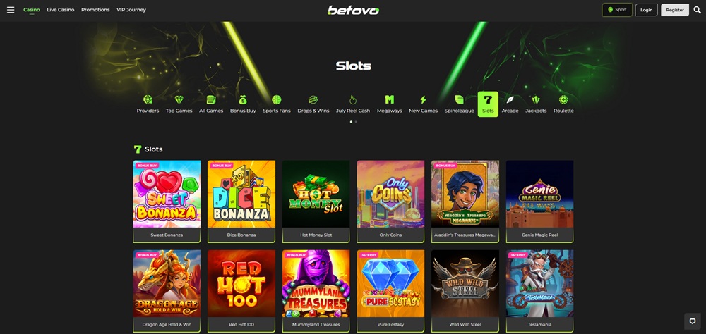 Betovo slots