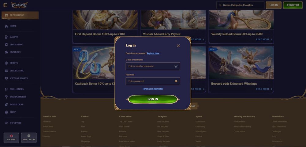 divaspin login