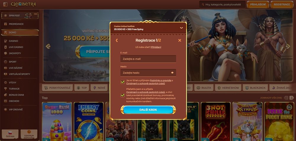 Cleobetra registration