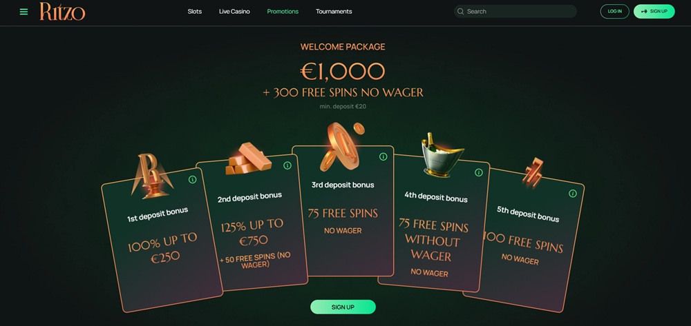  Ritzo bonuses
