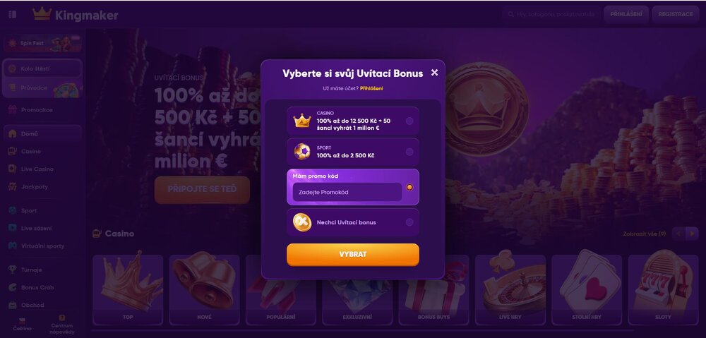 kingmaker promo code