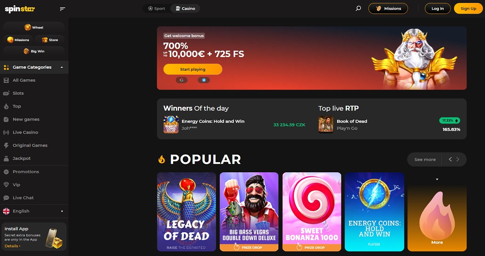 Spinstar.bet app