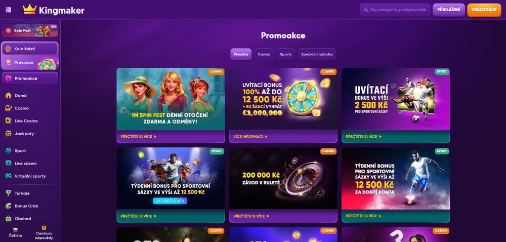Kingmaker promo offers