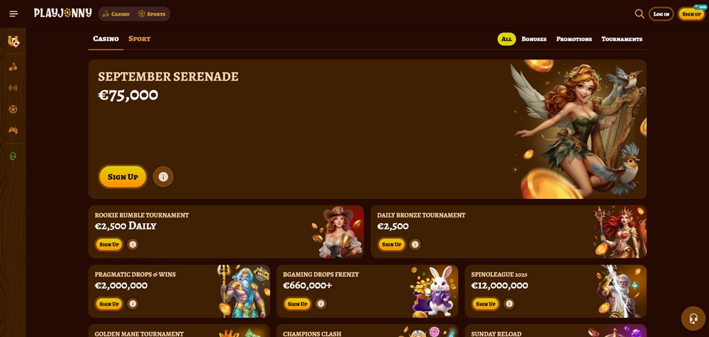 PlayJonny free spins
