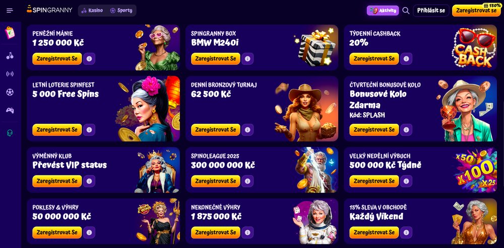 Spingranny bonuses