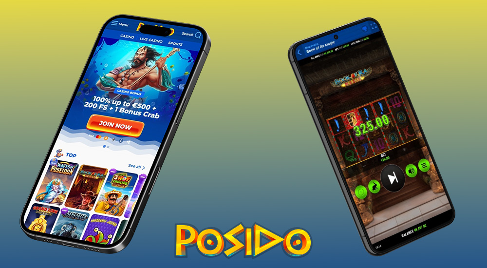 Preview of responsive UI of the Posido's website