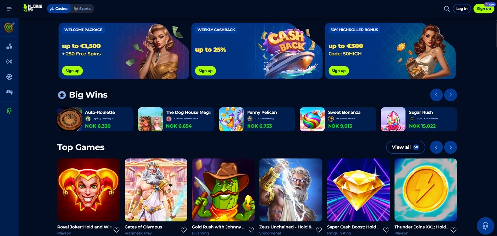 Billionairespin app