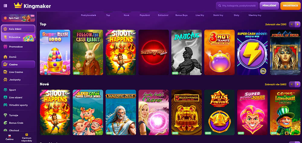 Kingmaker slots [Overview of top slots]