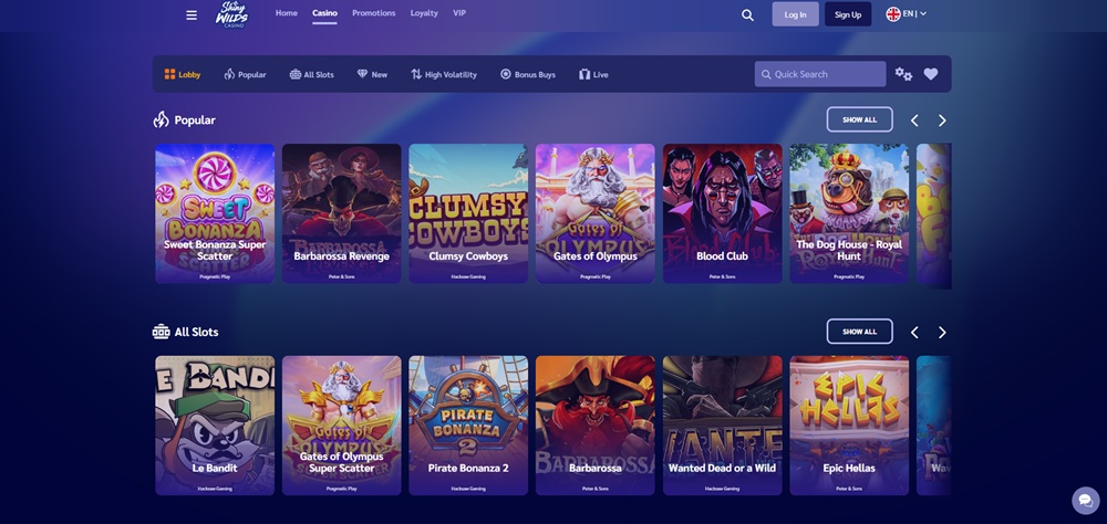 ShinyWilds app