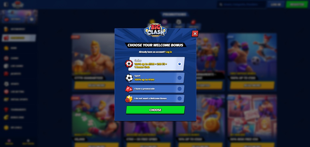 BigClash registration